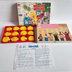 Milton Bradley Sesame Street Memory Game 1991